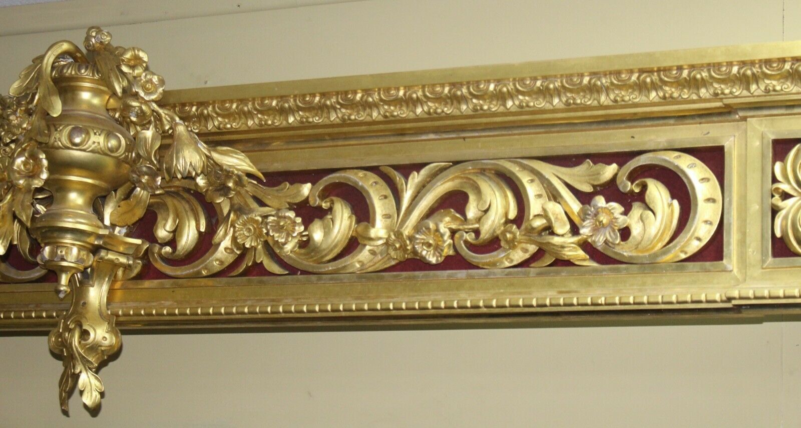 Regency Carved Giltwood Window Pelmet By D.J.Mclauchlan, London photo Home Fixtures