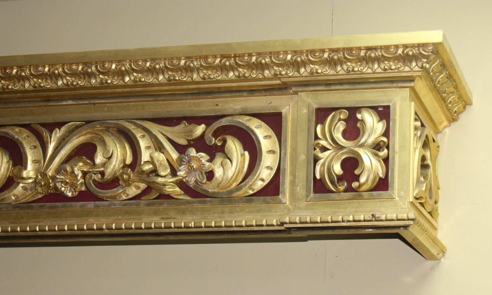 Regency Carved Giltwood Window Pelmet By D.J.Mclauchlan, London photo 3500.0