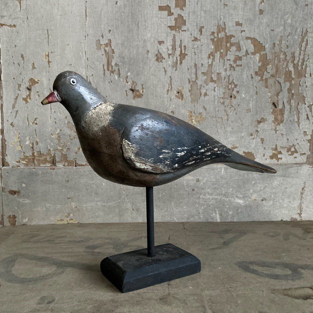 Antique Wood Pigeon Decoy   James Rolph photo 395.0