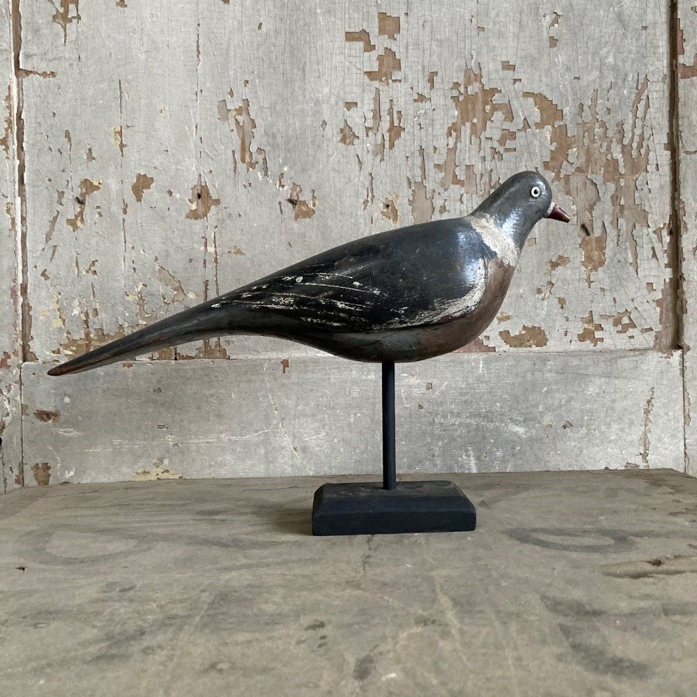Art Antique Wood Pigeon Decoy   James Rolph photo