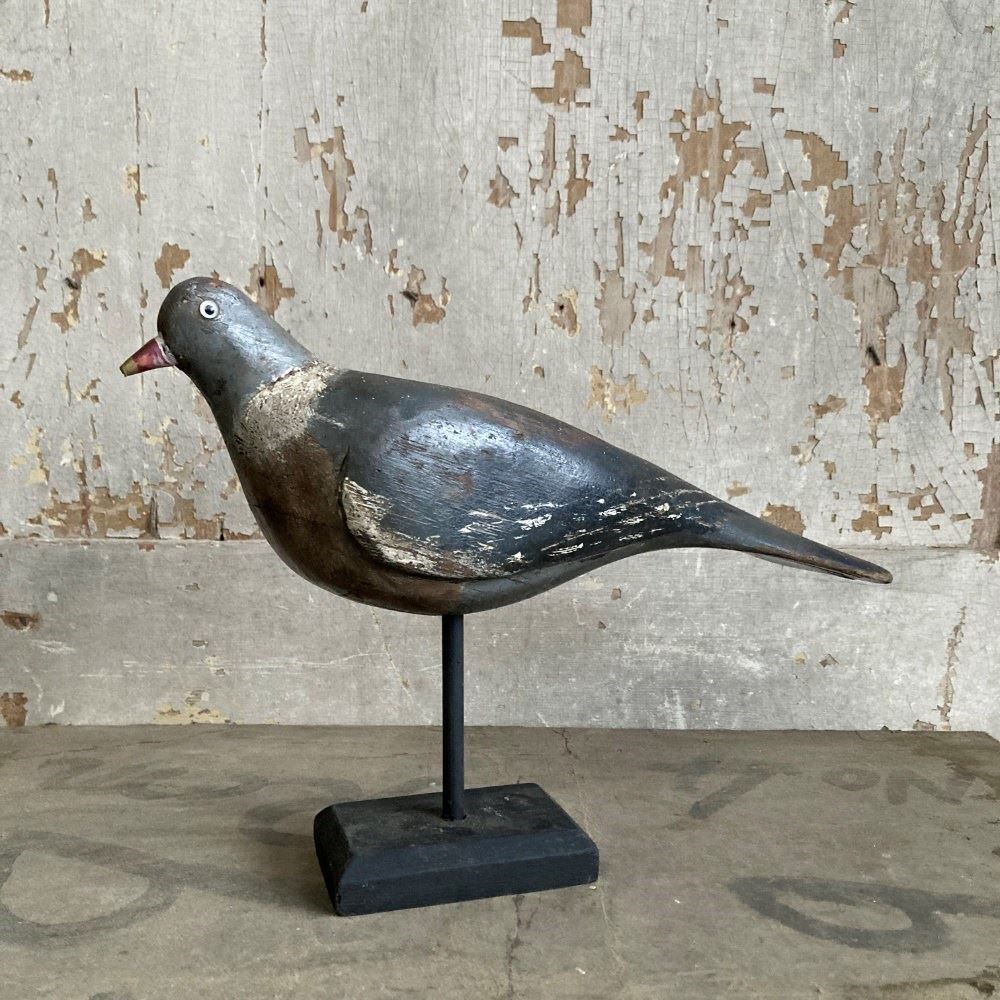 395.0 Antique Wood Pigeon Decoy   James Rolph photo
