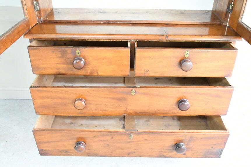 Antique Stained Pine Glazed Dresser photo for sale
