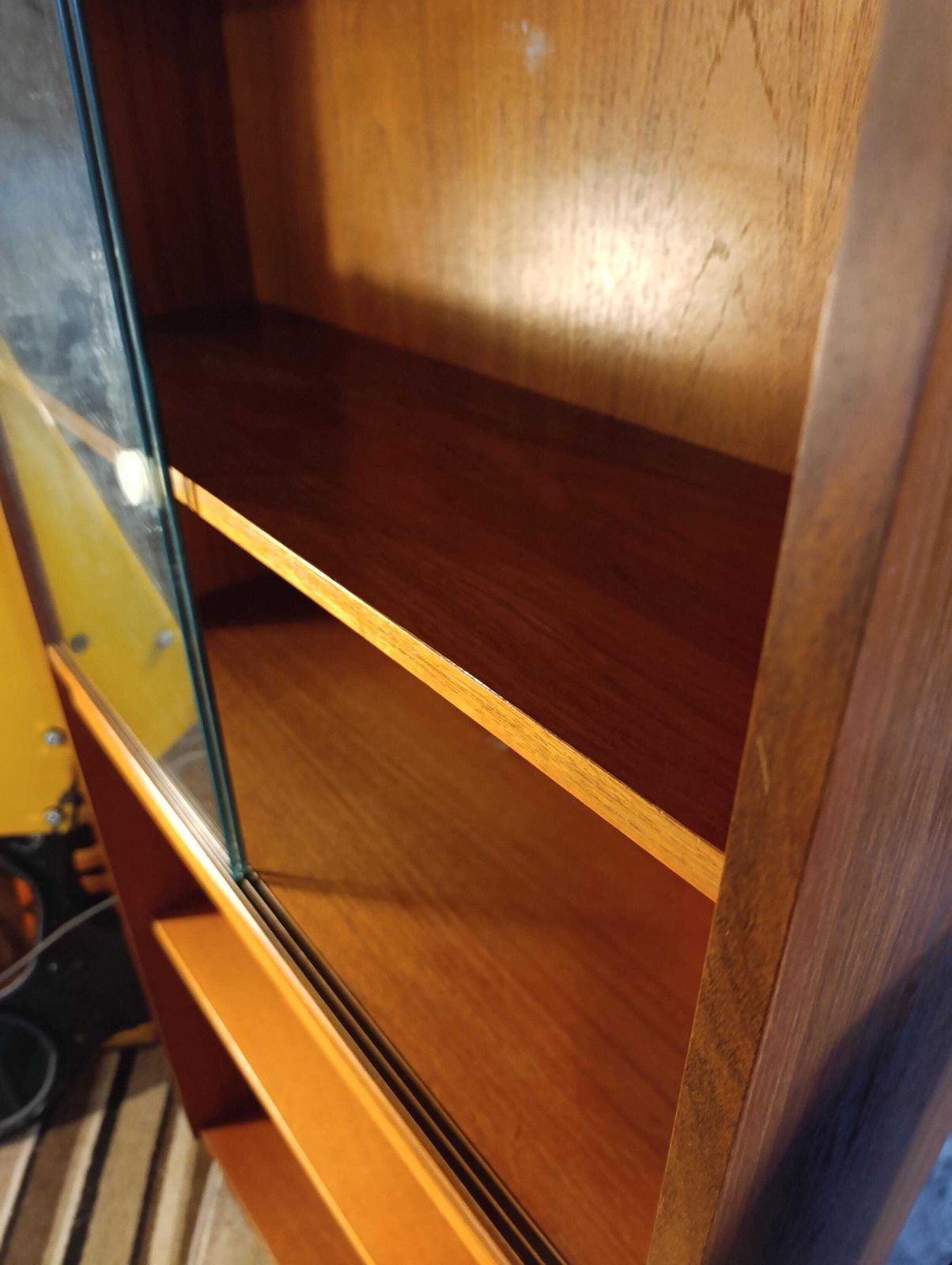 G Plan Teak Glazed Bookcase Cabinet Circa 1960s photo buy