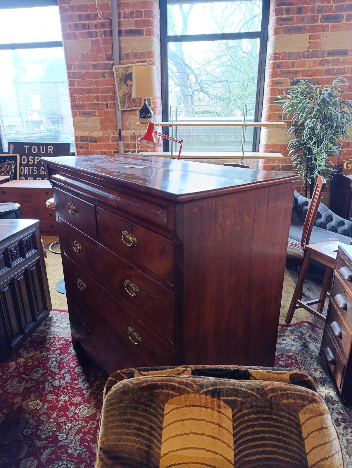 Edwardian Mahogany Chest Of Drawers In The Georgian Revival Manner Circa 1900–1910 photo for sale