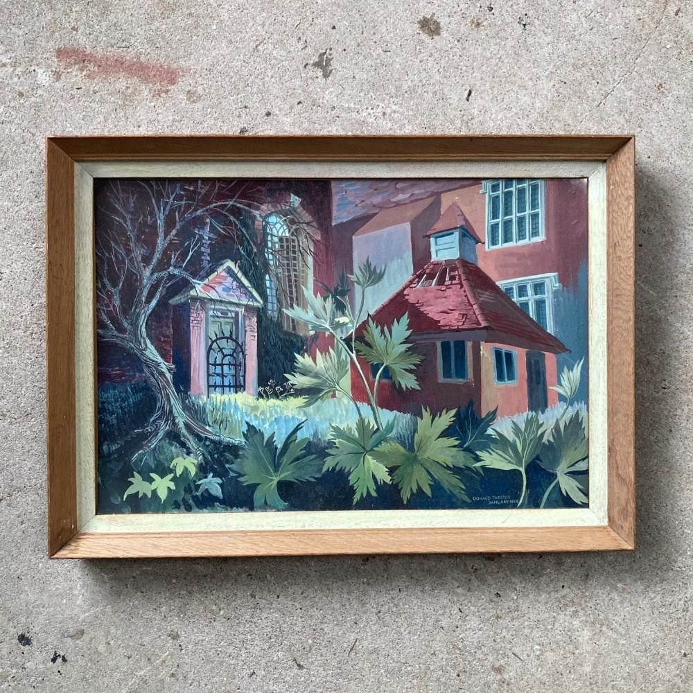 St Mary's Churchyard Painting By Donald Tapster photo furniture