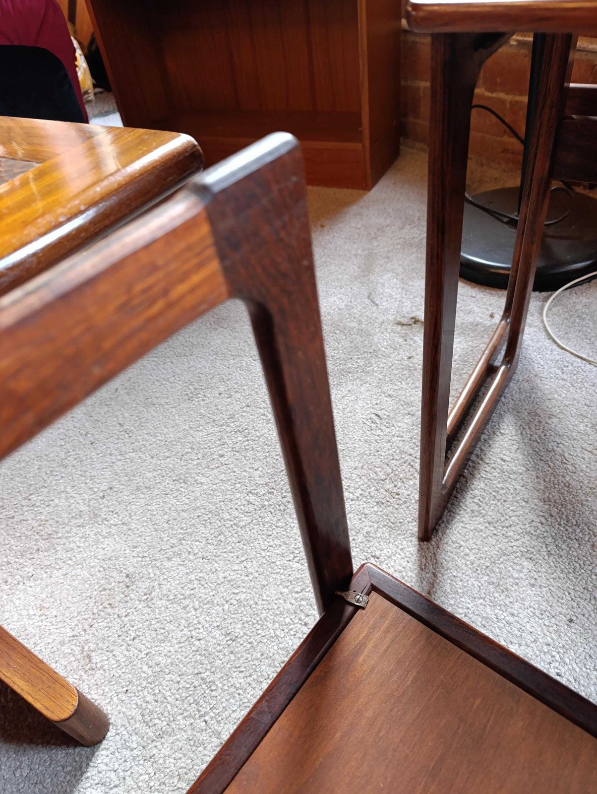 Mid Century Danish Teak Nest Of Tables By Cfc Silkeborg Johannes Andersen Illum Wikkelsø photo 895.0