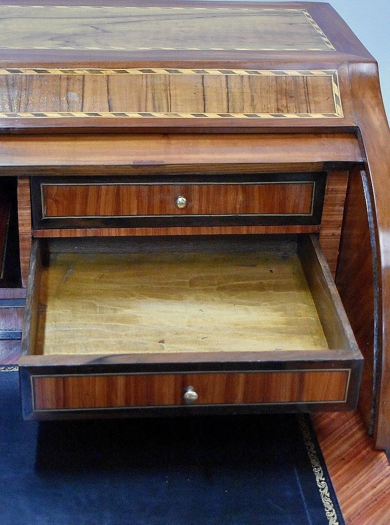 Furniture Cylinder Desk Louis XVI 18th photo