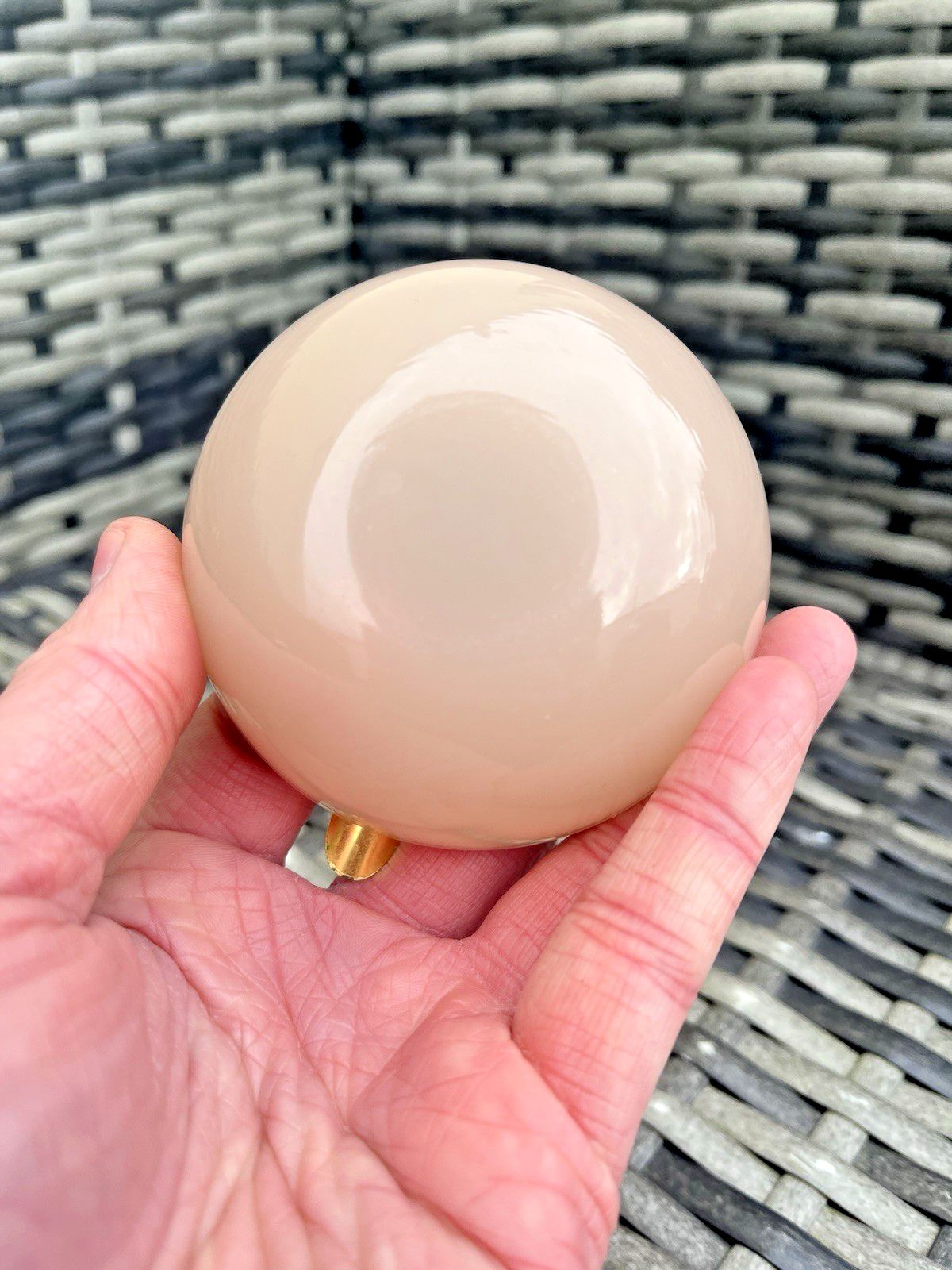 Mid Century Murano Vincenzo Nason Pink Opaline De Venice Glass Ashtray Vintage photo vinterior