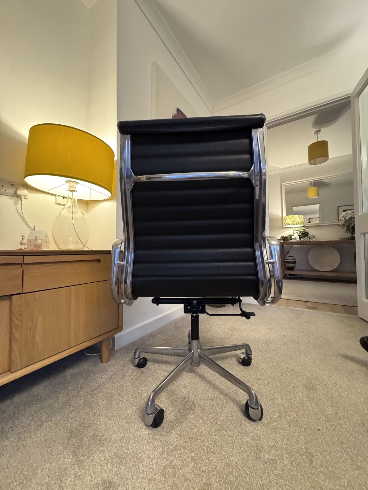 Genuine Vintage Eames Ea119 Office Chair By Icf photo vintage