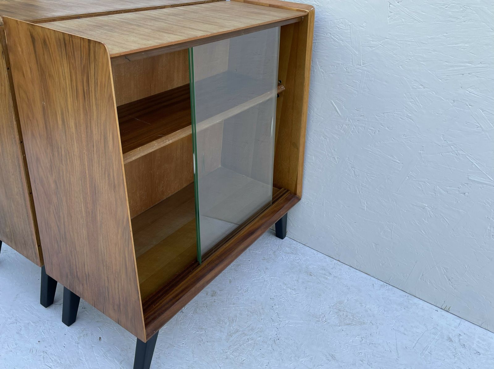 Pair Of Mid Century Glazed Display Cabinets By Wrighton, England C.1960's photo 280.0