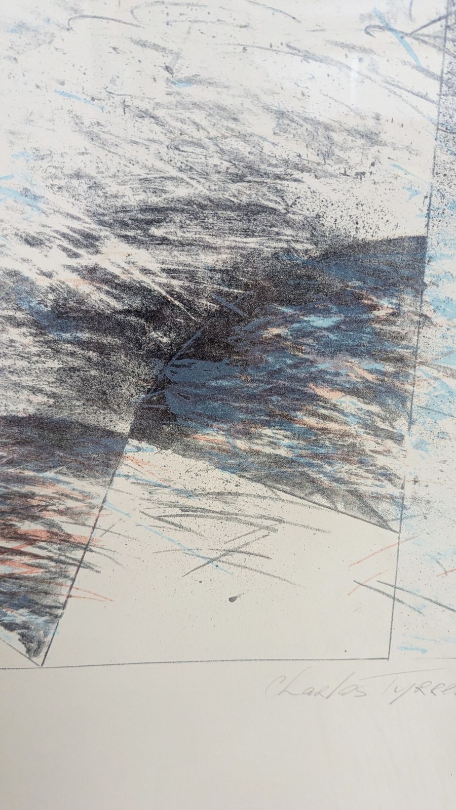 photo for sale Large Limited Edition Framed Abstract Print By Charles Tyrrell, ‘Untitled’ 1981