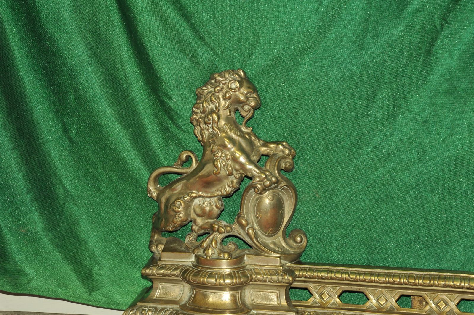 An Antique French Louis XV Style Fireplace Fender photo buy