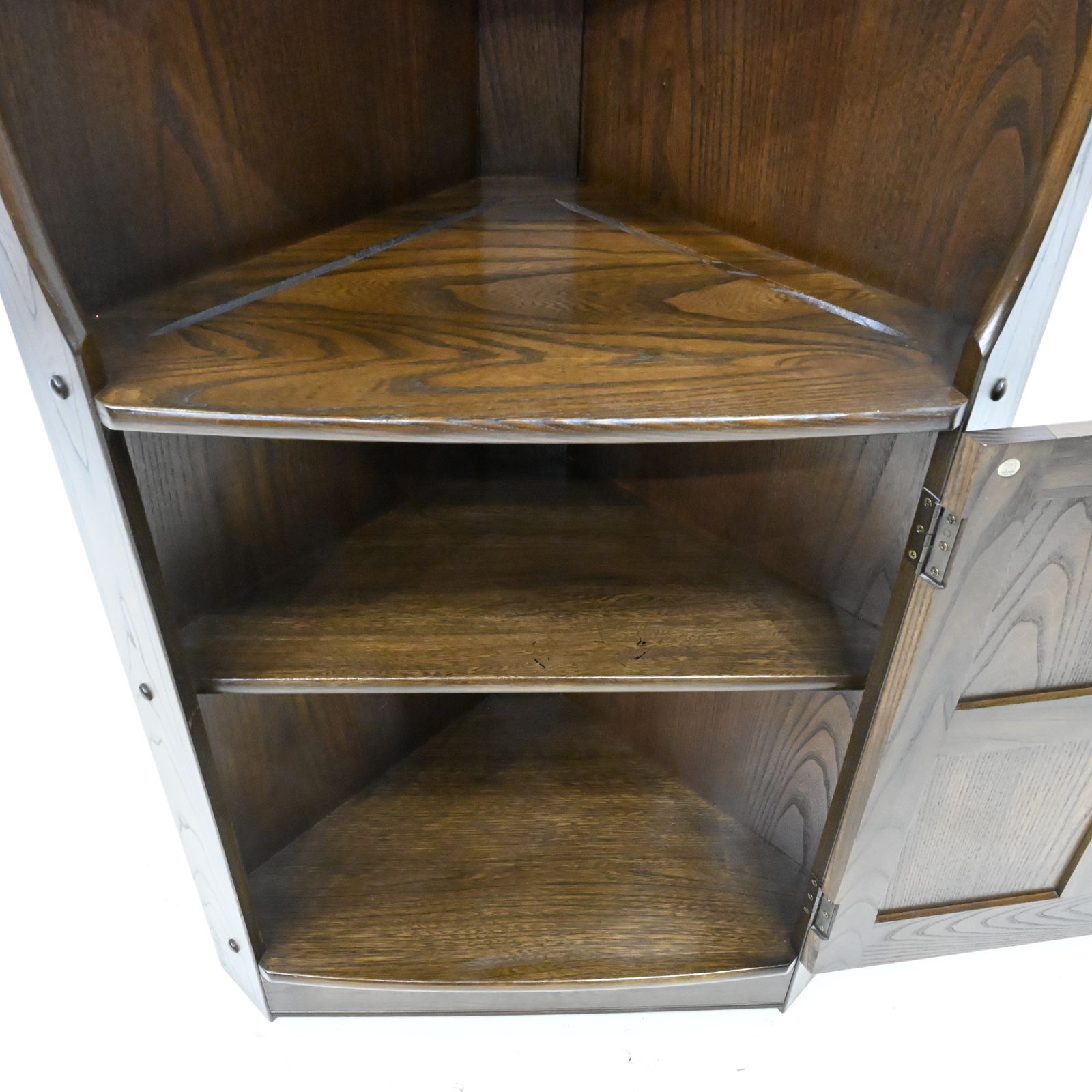 photo for sale Genuine Ercol Corner Cabinet With Shelves Exc Free Uk Delivery