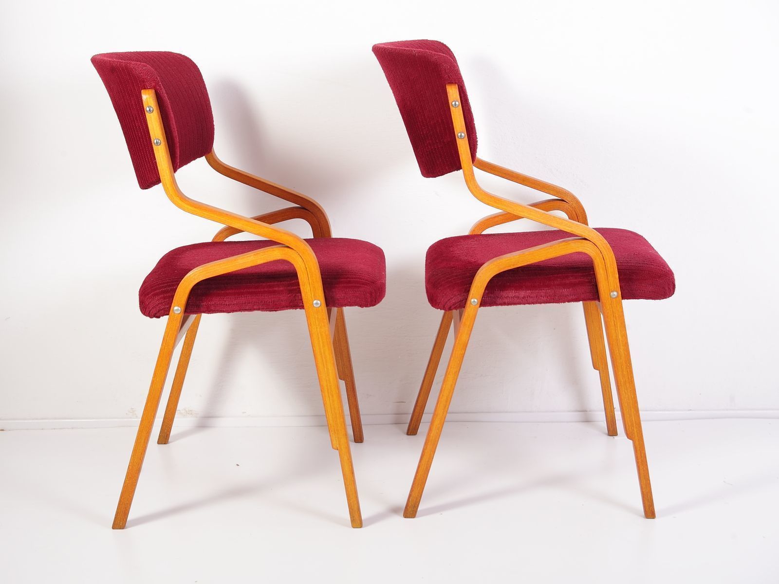 Stoelen Van Ludvik Volak, Jaren 1970, Set Van 2 photo for sale