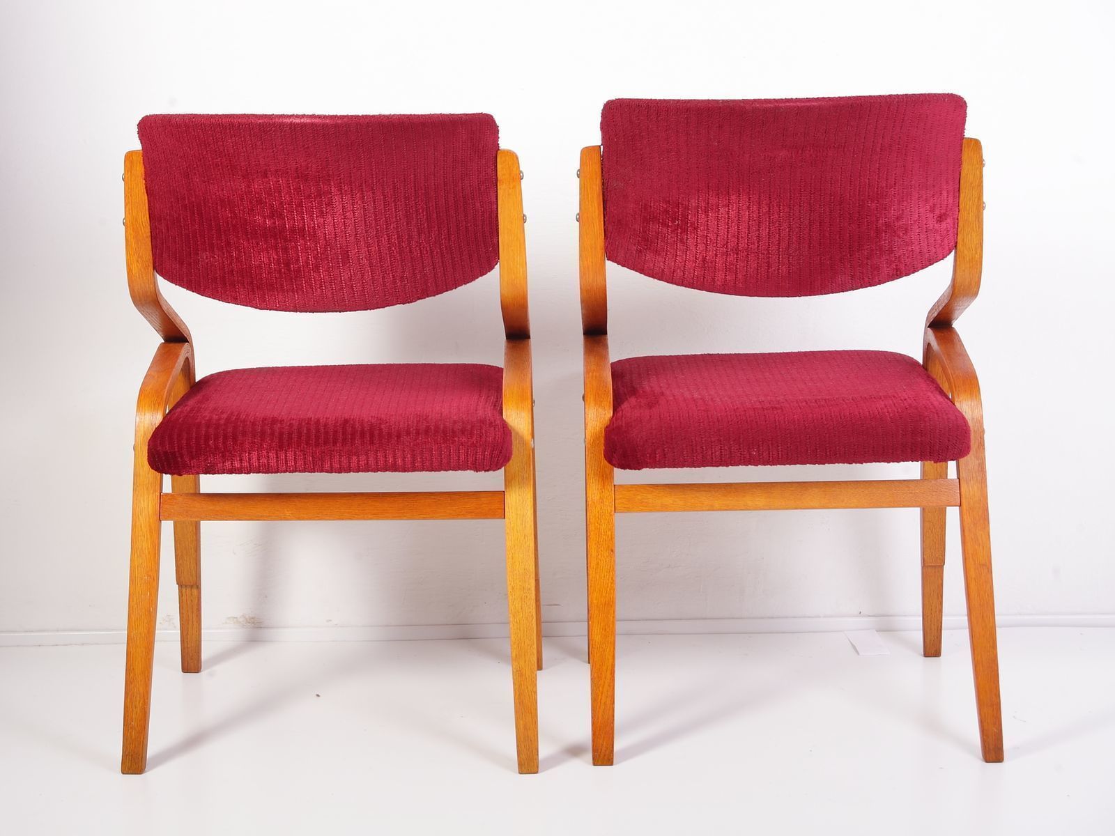 Stoelen Van Ludvik Volak, Jaren 1970, Set Van 2 photo Meubels