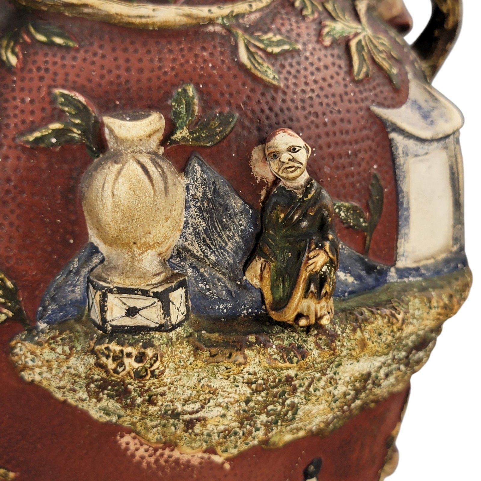 Home Decor Antique Monumental Continental Maiolica Vase And Cover, Circa 1860–1880. photo