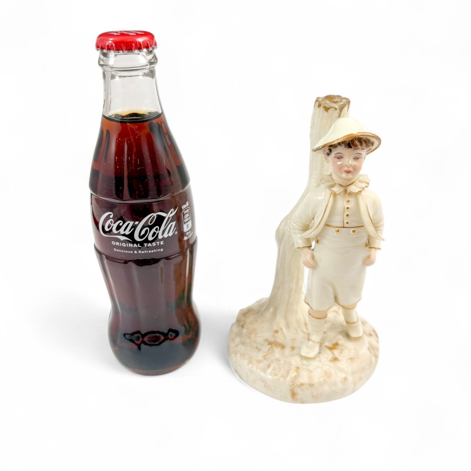 photo vinterior Royal Worcester 1886 James Hadley Boy Figurine Model 938 Victorian Porcelain