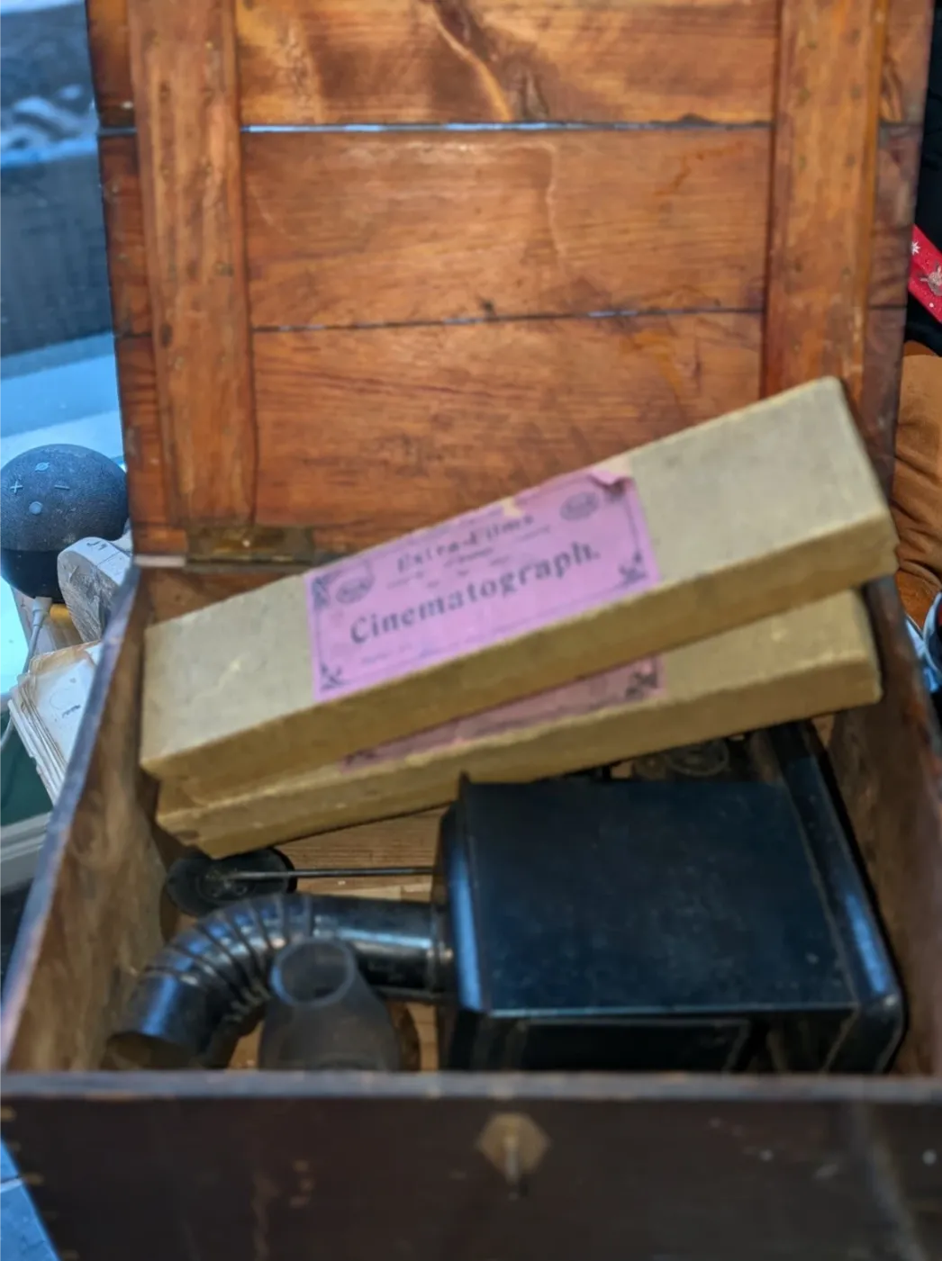 Rare Antique Ernst Plank 35mm Toy Cinematograph,Deluxe Set photo Home Decor