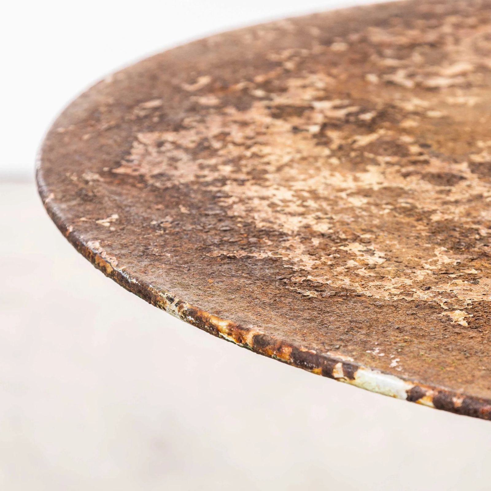 1950’s French Metal Tripod Base Outdoor Small Gueridon Table photo buy