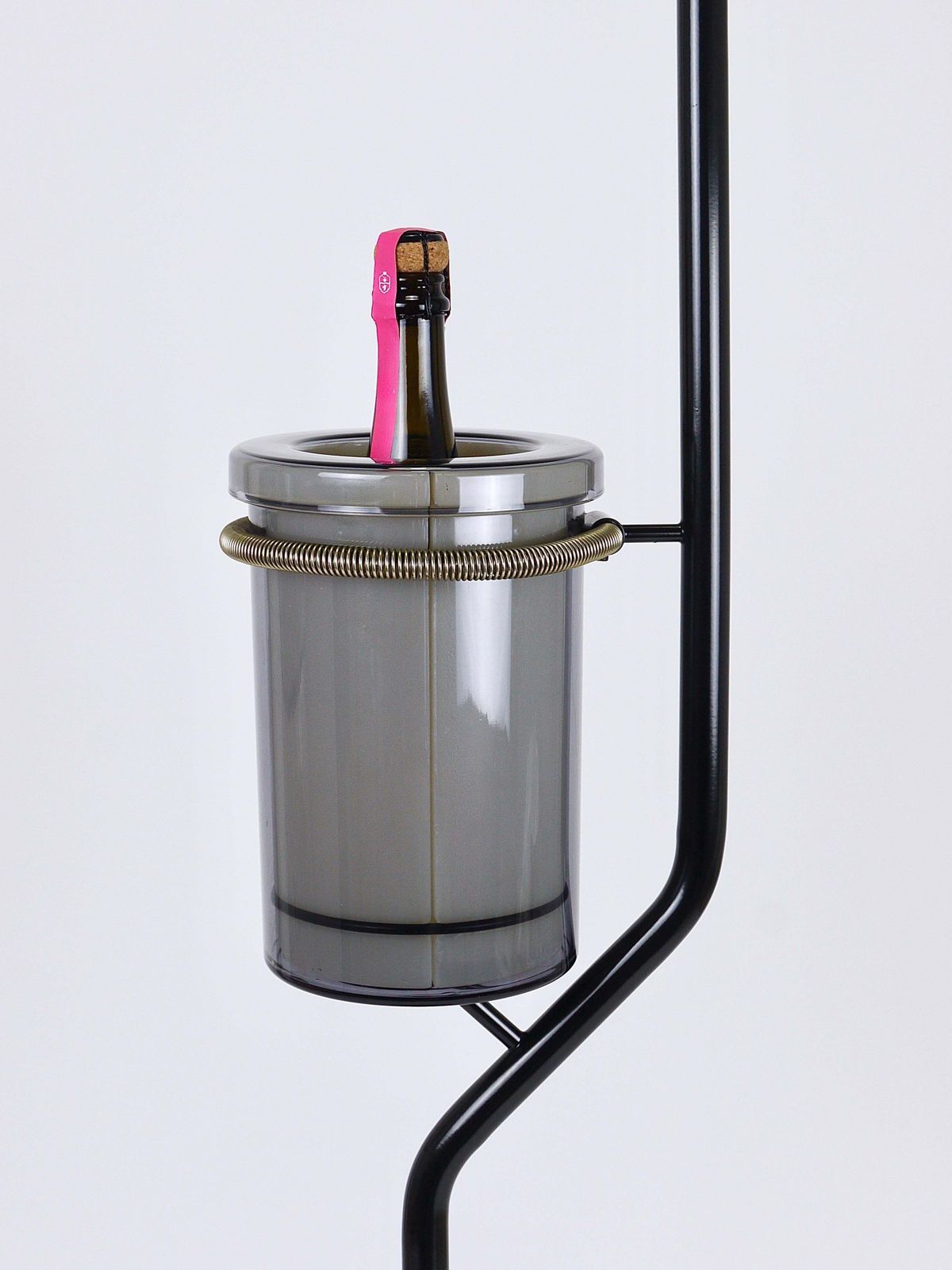 Achille Castiglioni Zanotta Servino Wine Bottle Cooler, Ice Bucket, Italy, 1987 photo for sale