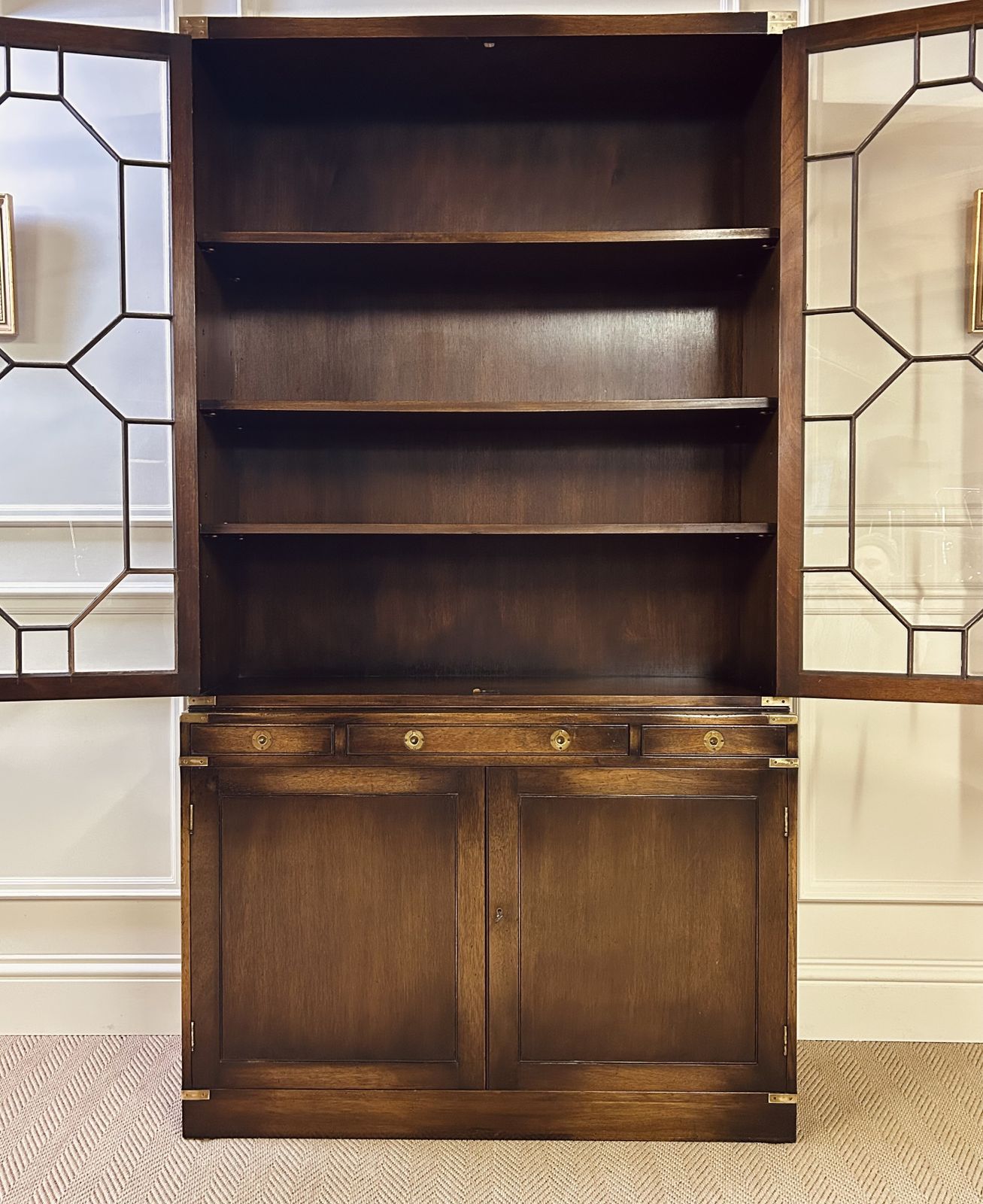 photo buy Campaign Style Library Bookcase Astragal Glazed Bevan Funnell