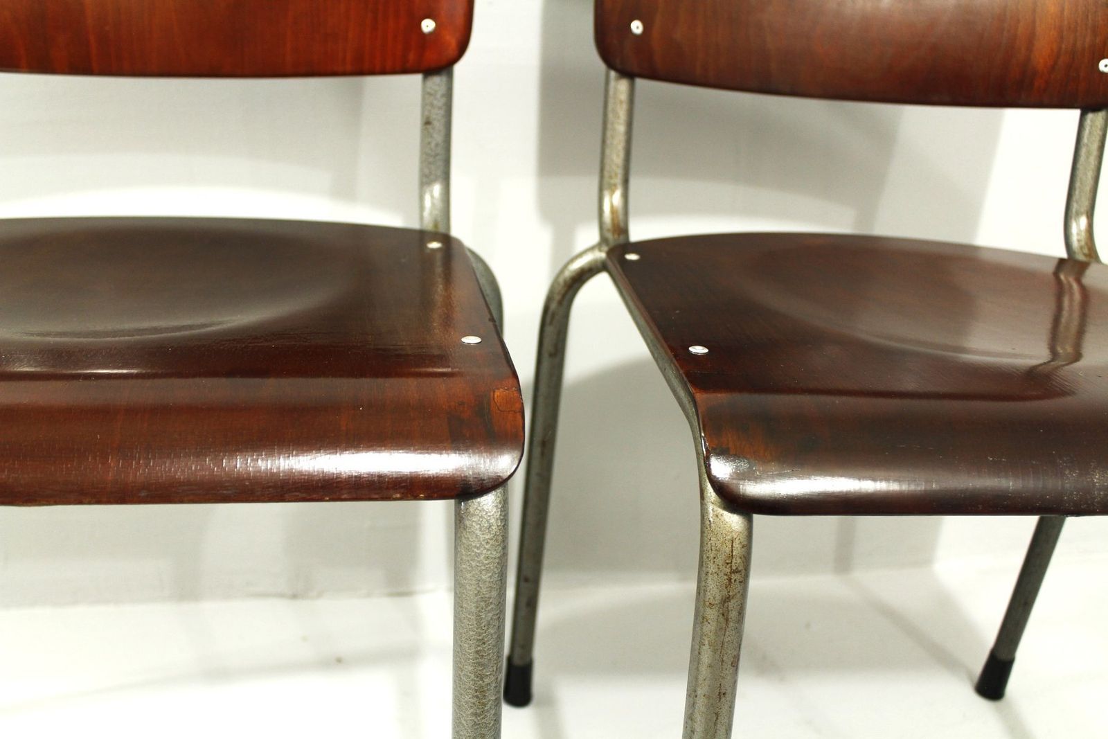 photo vinterior Model 106 Chairs By W. H. Gispen For Delft, 1950s, Set Of 6