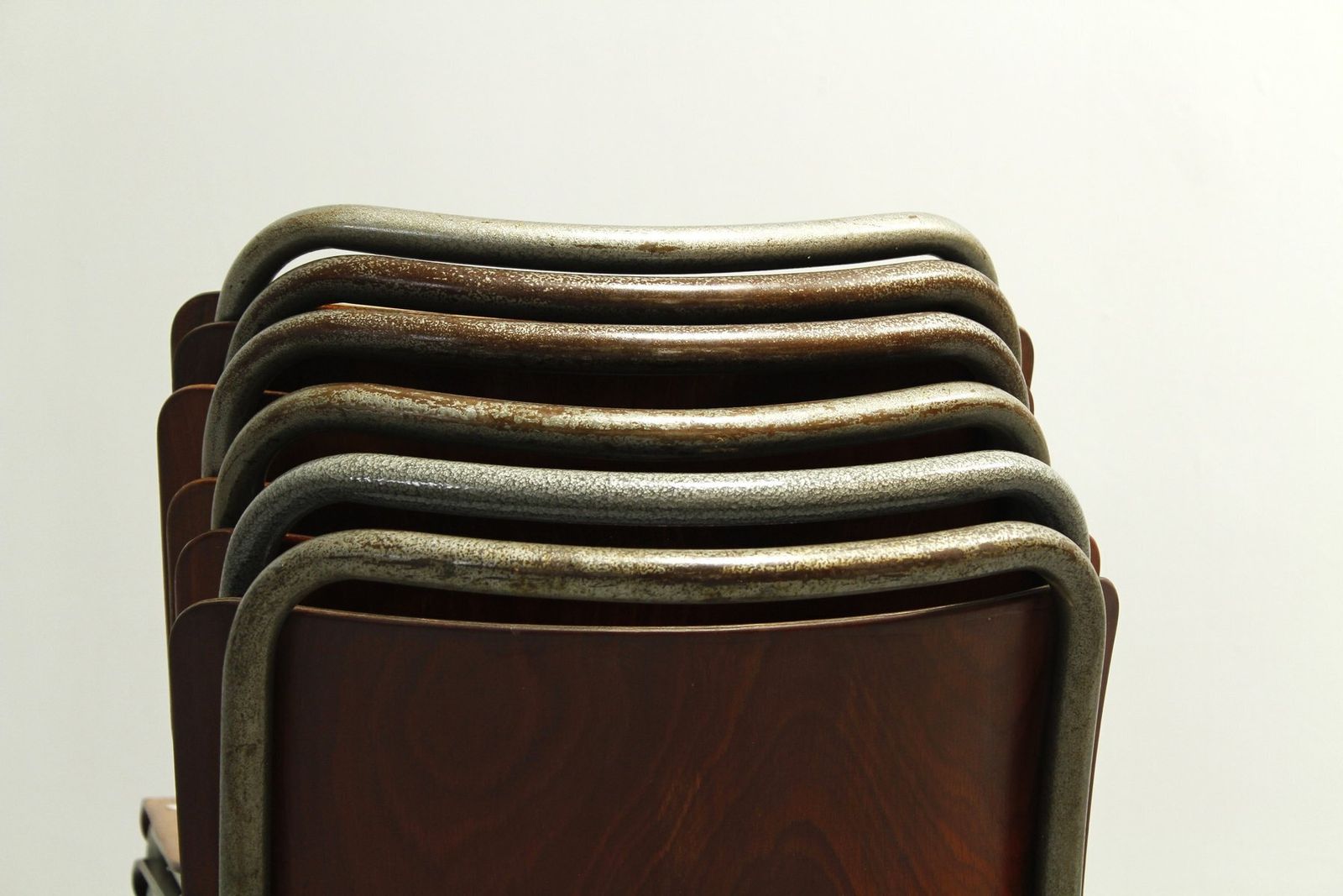 photo vintage Model 106 Chairs By W. H. Gispen For Delft, 1950s, Set Of 6