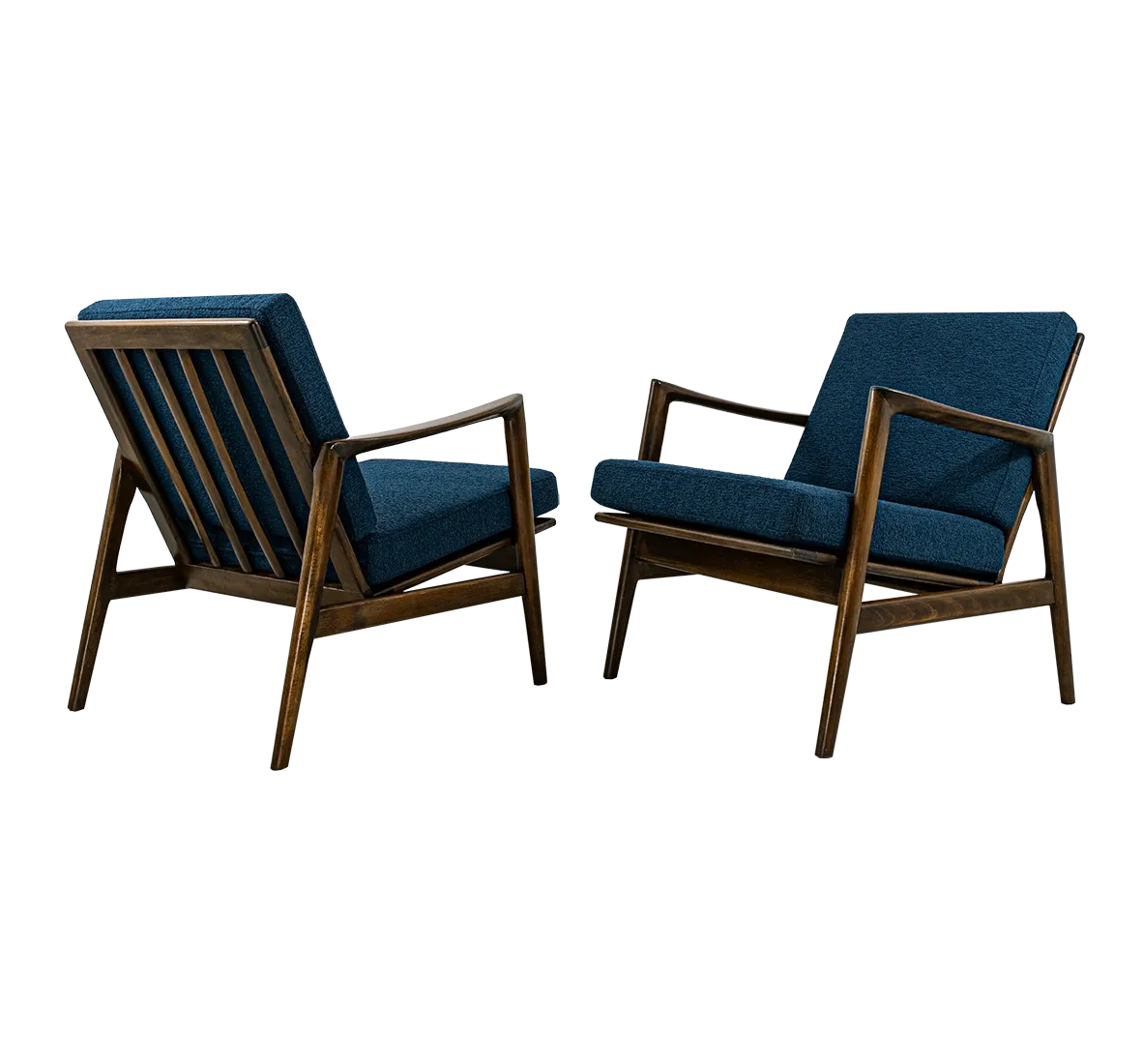 Mid Century Modern Armchairs By Sfm, Poland, 1960s, Set Of 2