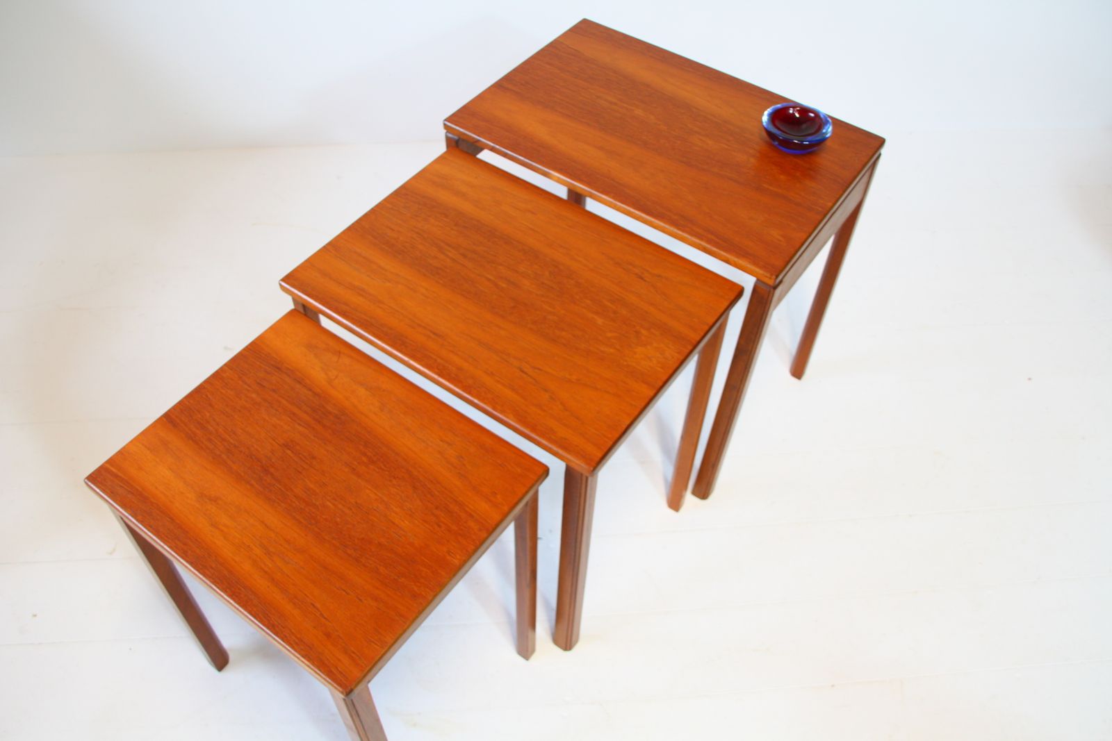 McIntosh Nest Of Tables   Mid Century Teak C.1970 photo vinterior