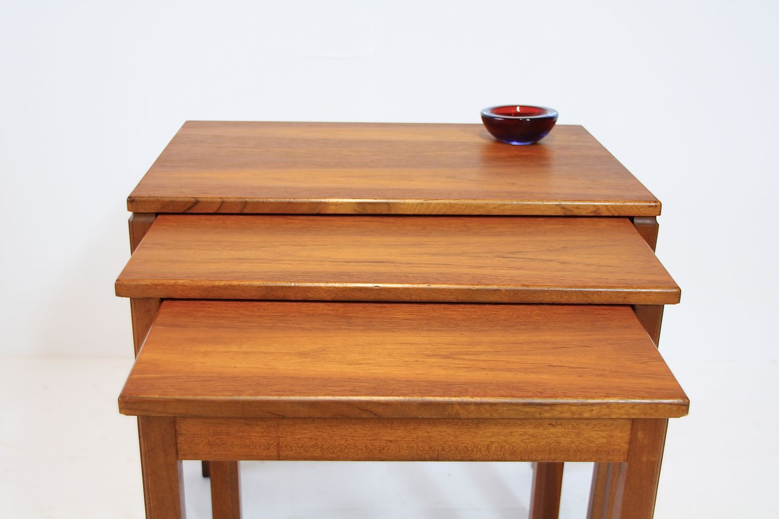 Furniture McIntosh Nest Of Tables   Mid Century Teak C.1970 photo