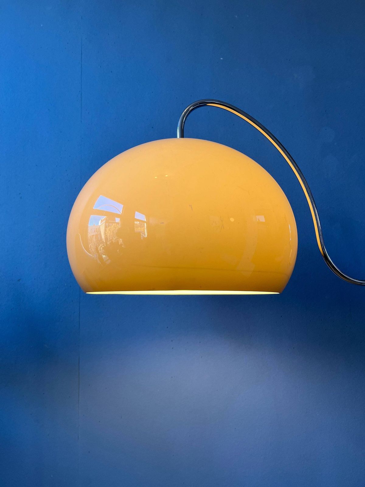 Mid Century Dijkstra Space Age Dubbele Boog Paddenstoellamp (Wandlamp) photo 684.0
