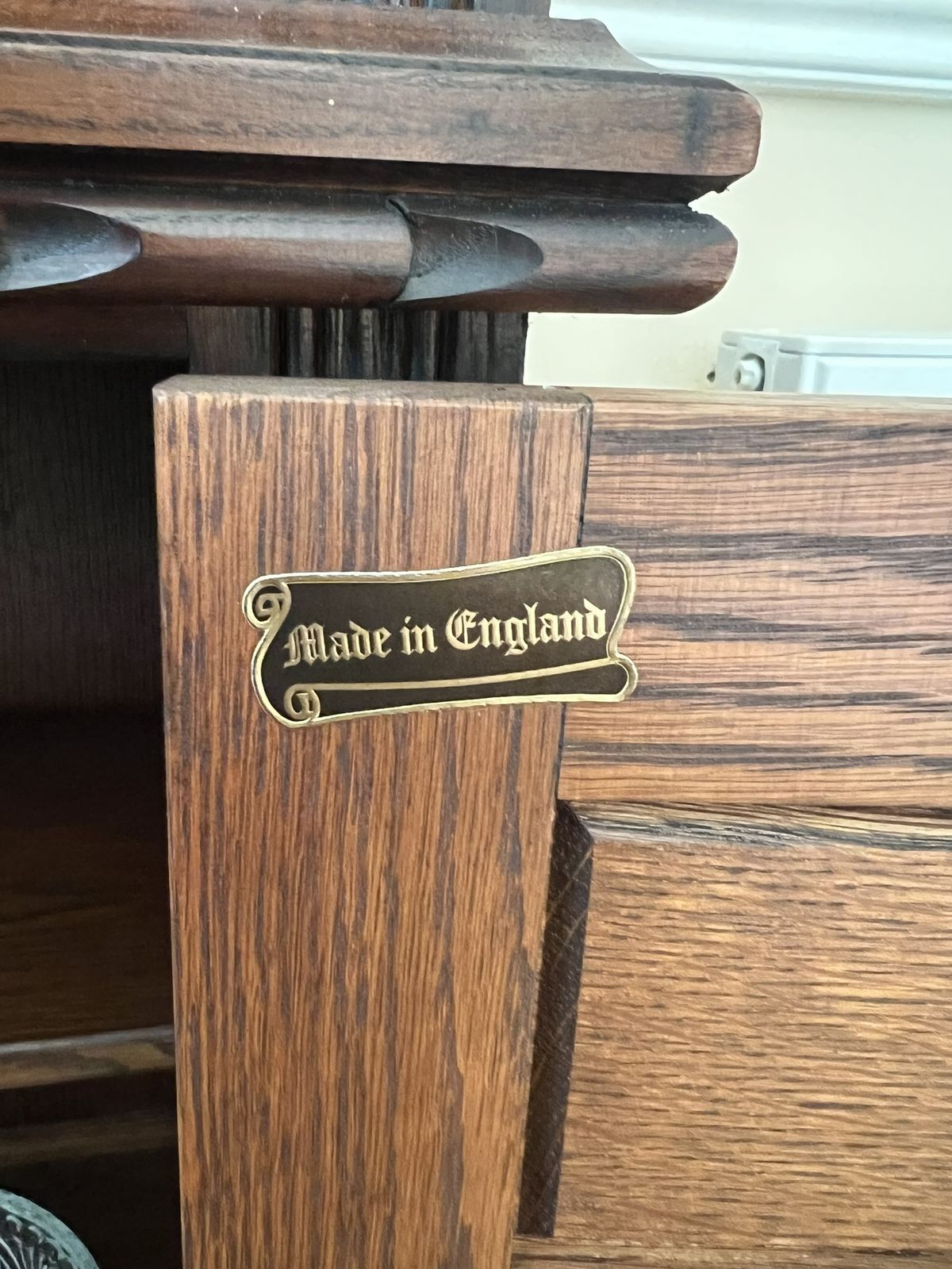 Wood Bros Old Charm Sovereign Dresser Sideboard With A Tudor Brown Traditional Finish photo Furniture