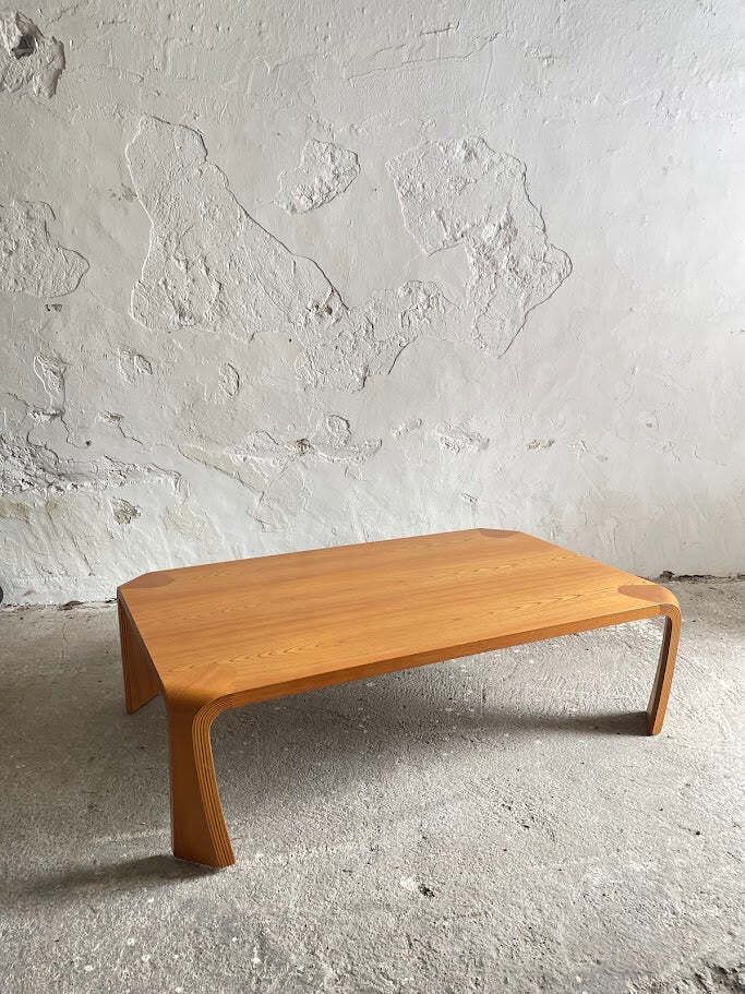 Tendo Mokko “Zataku” Japanese Modern Low Coffee Table 1970s photo for sale