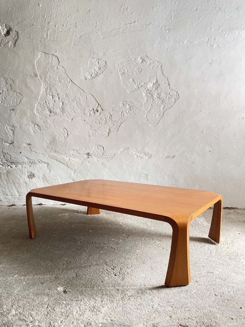 Tendo Mokko “Zataku” Japanese Modern Low Coffee Table 1970s photo 1221.0