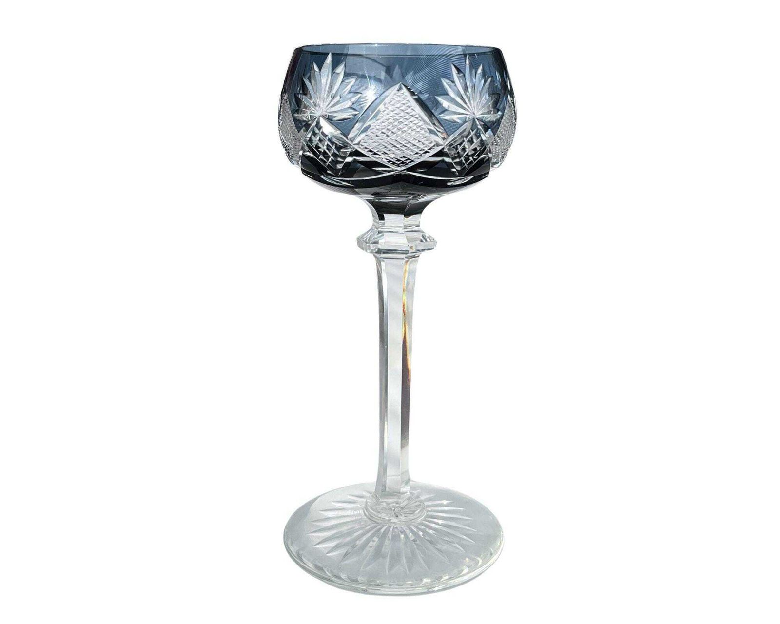 Kristallen Wijnglas Zwart | 1 Stuk | Val Saint Lambert | Berncastel photo Woonaccessoires