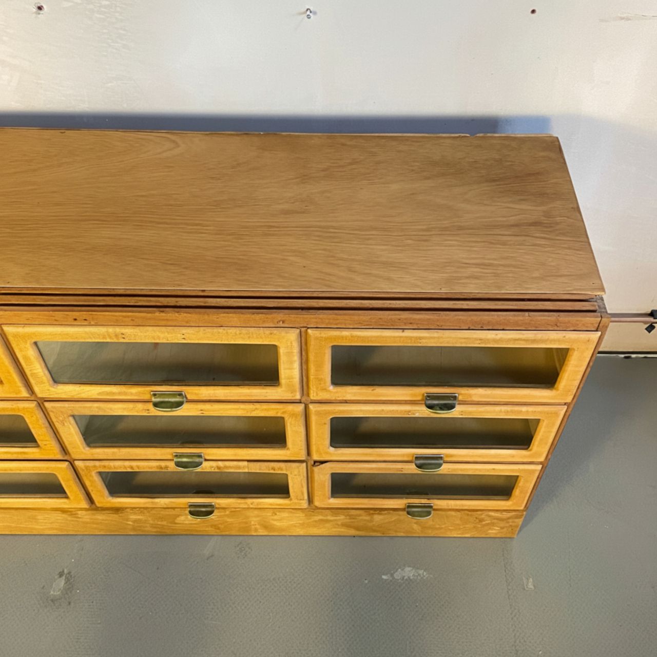 photo for sale 1930s 9 Drawer Haberdashery Cabinet