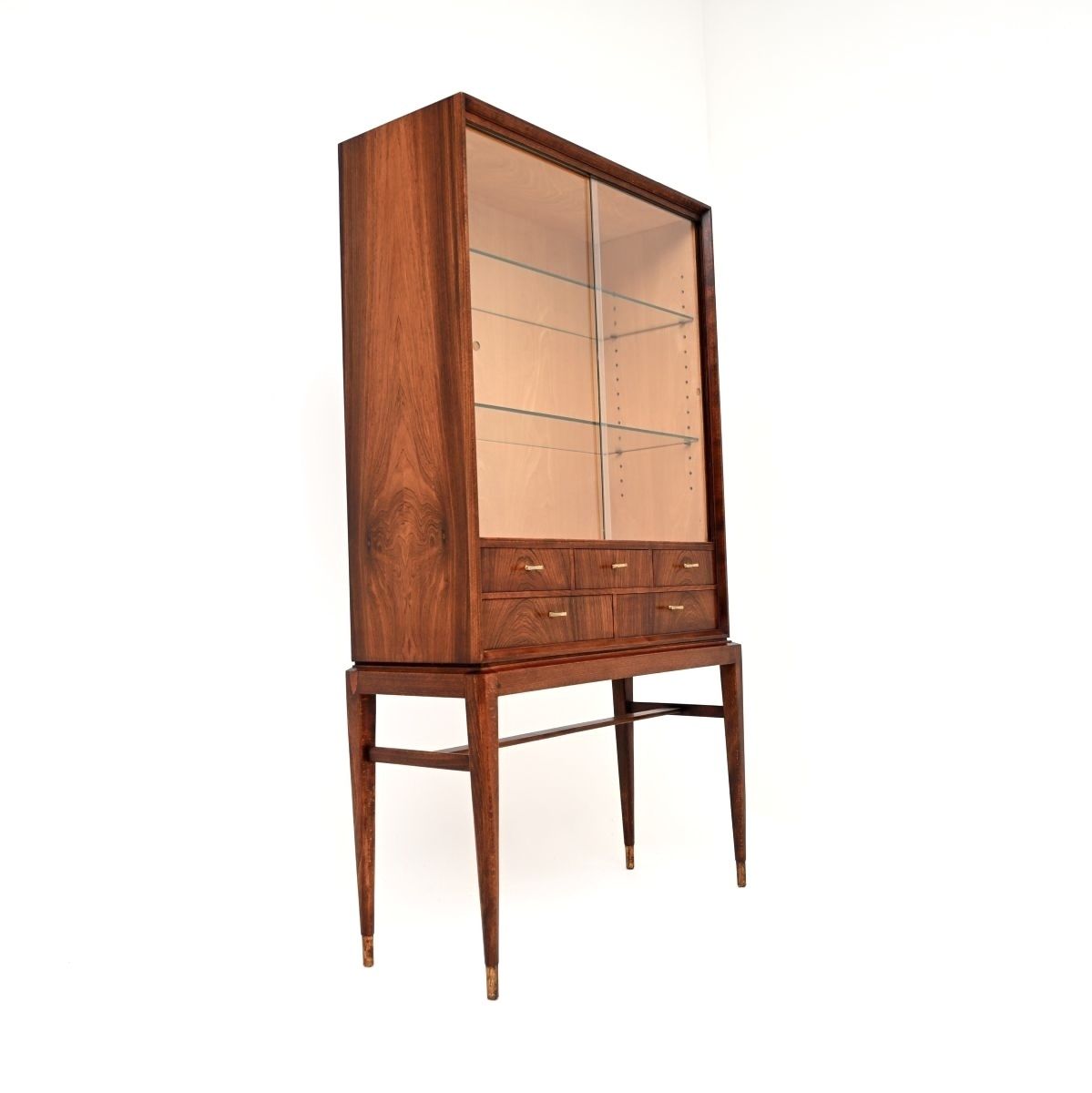 Swedish Vintage Rosewood Display Cabinet By Svante Skogh photo furniture