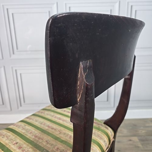 photo vinterior Antique Mahogany Side Chair 19th Century William IV Period Bedroom Dining Carved