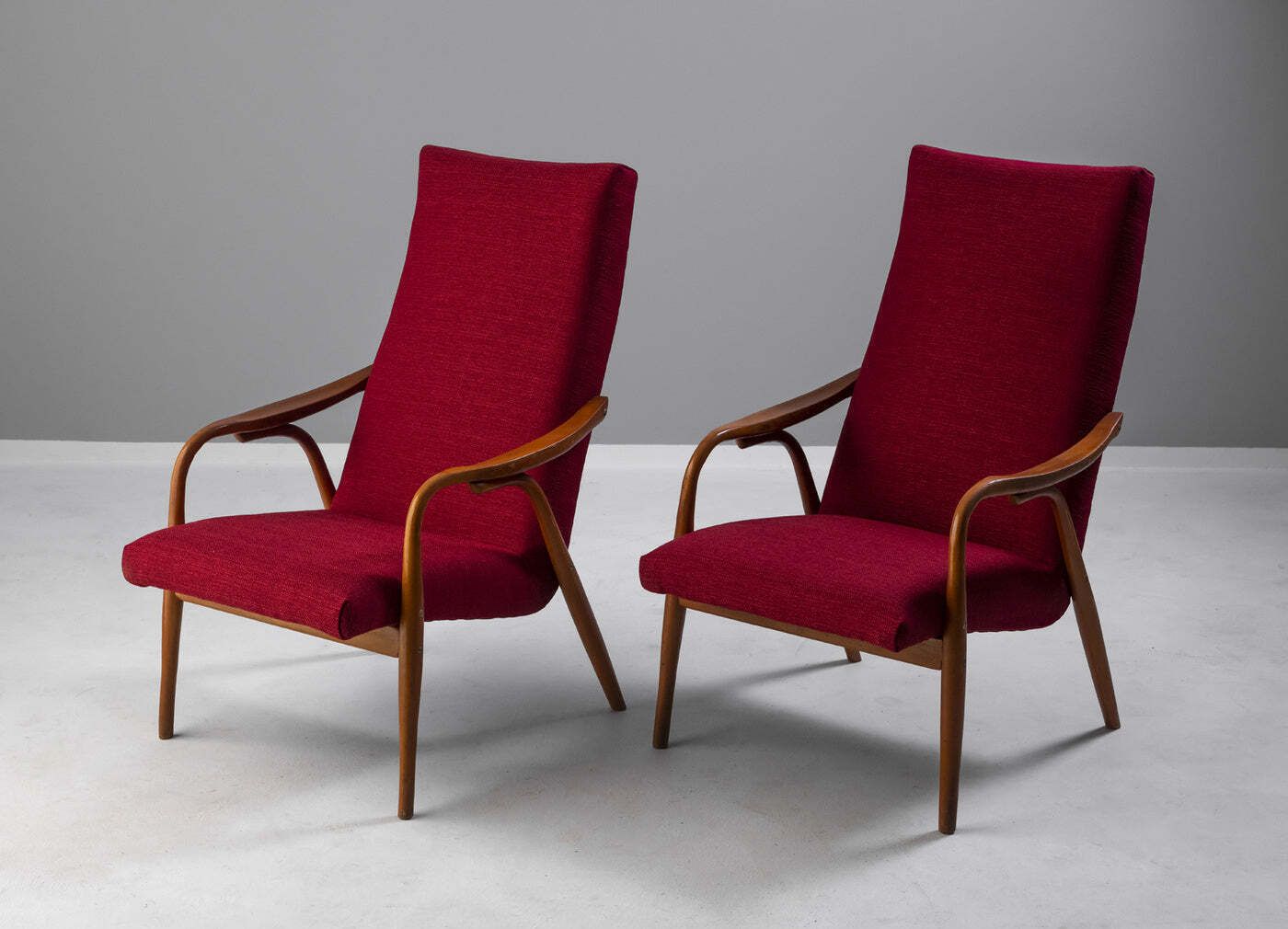 Paar Fauteuils, Ton, Jaren 1970, Vintage