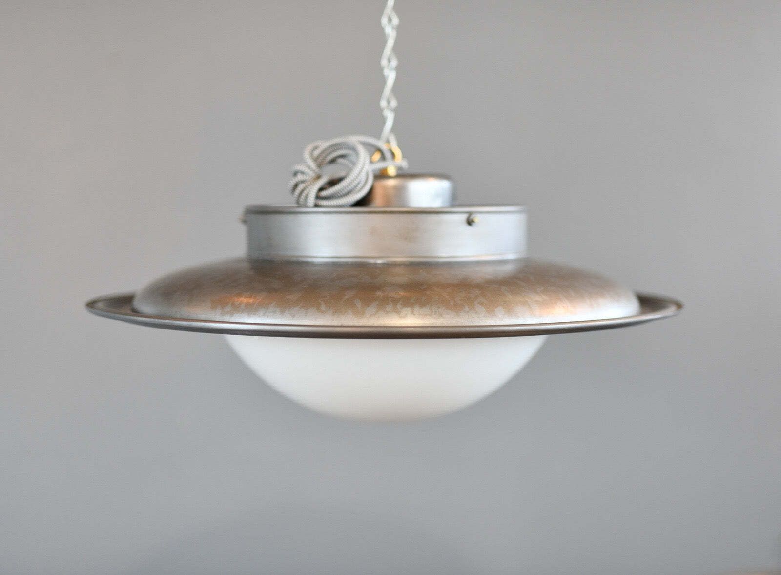 Ufo Pendant Lights By Adolf Meyer For Zeiss Ikon Circa 1930s photo buy