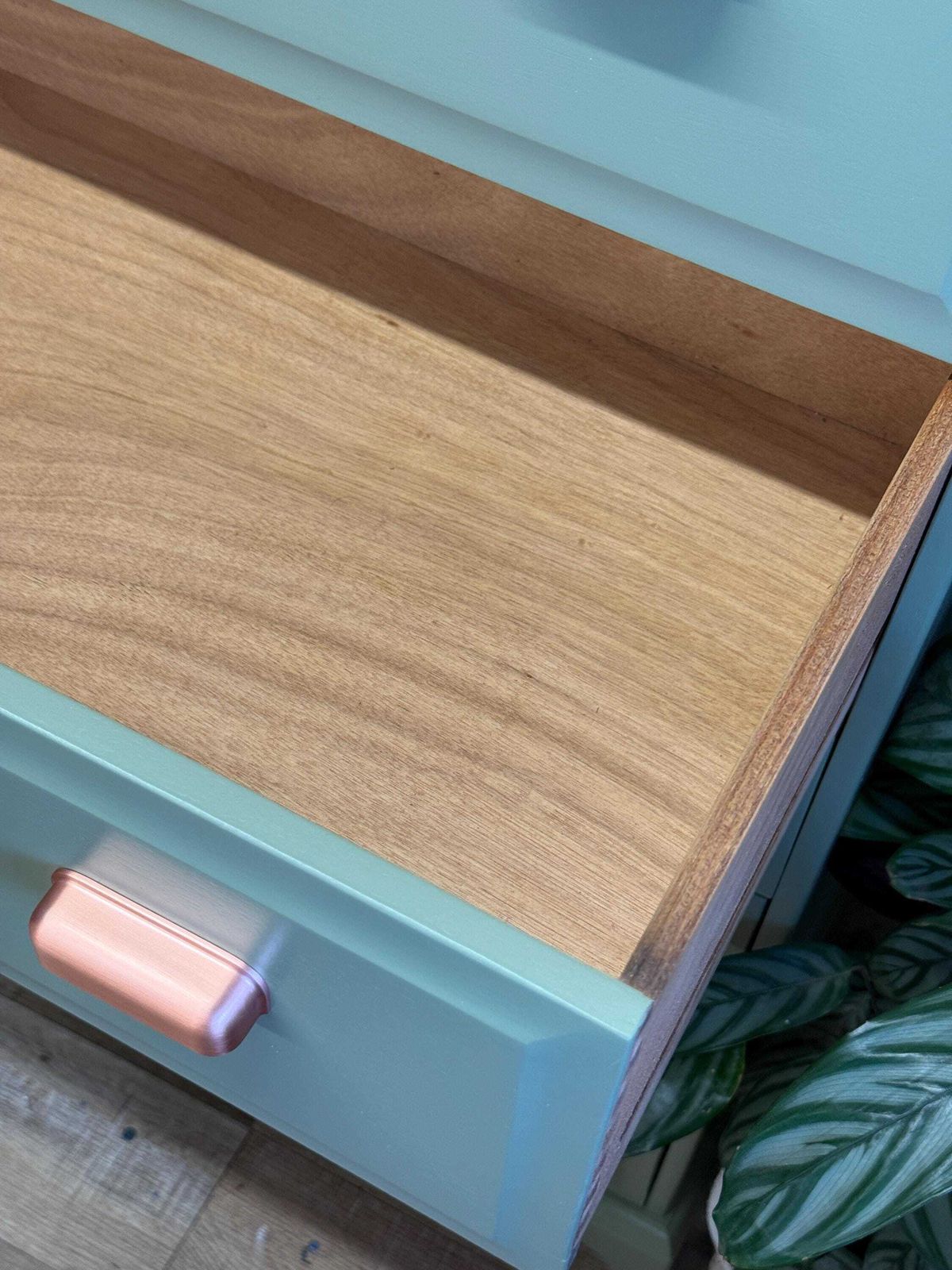 photo furniture Pair Of Stag Minstrel 7 Drawer Tallboys | Painted To Order In Farrow & Ball Olive