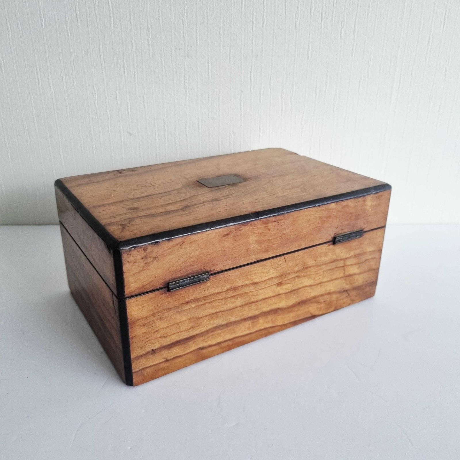 Antique Wooden Writing Or Jewellery Box photo for sale