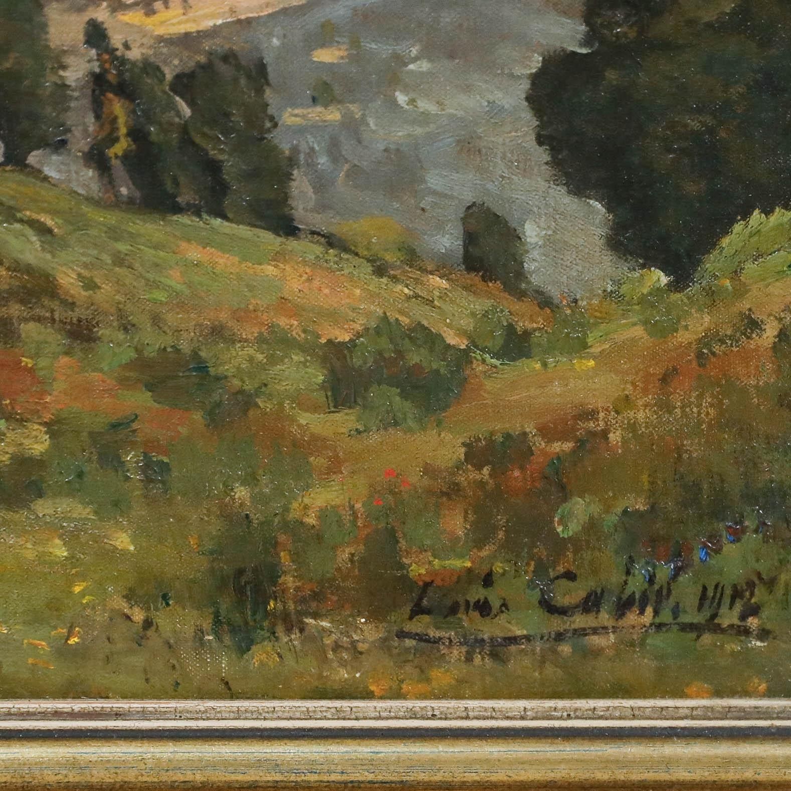 Louis Alexandre Cabié (1853 1939) 1912 Oil, Late Summer Landscape photo vinterior