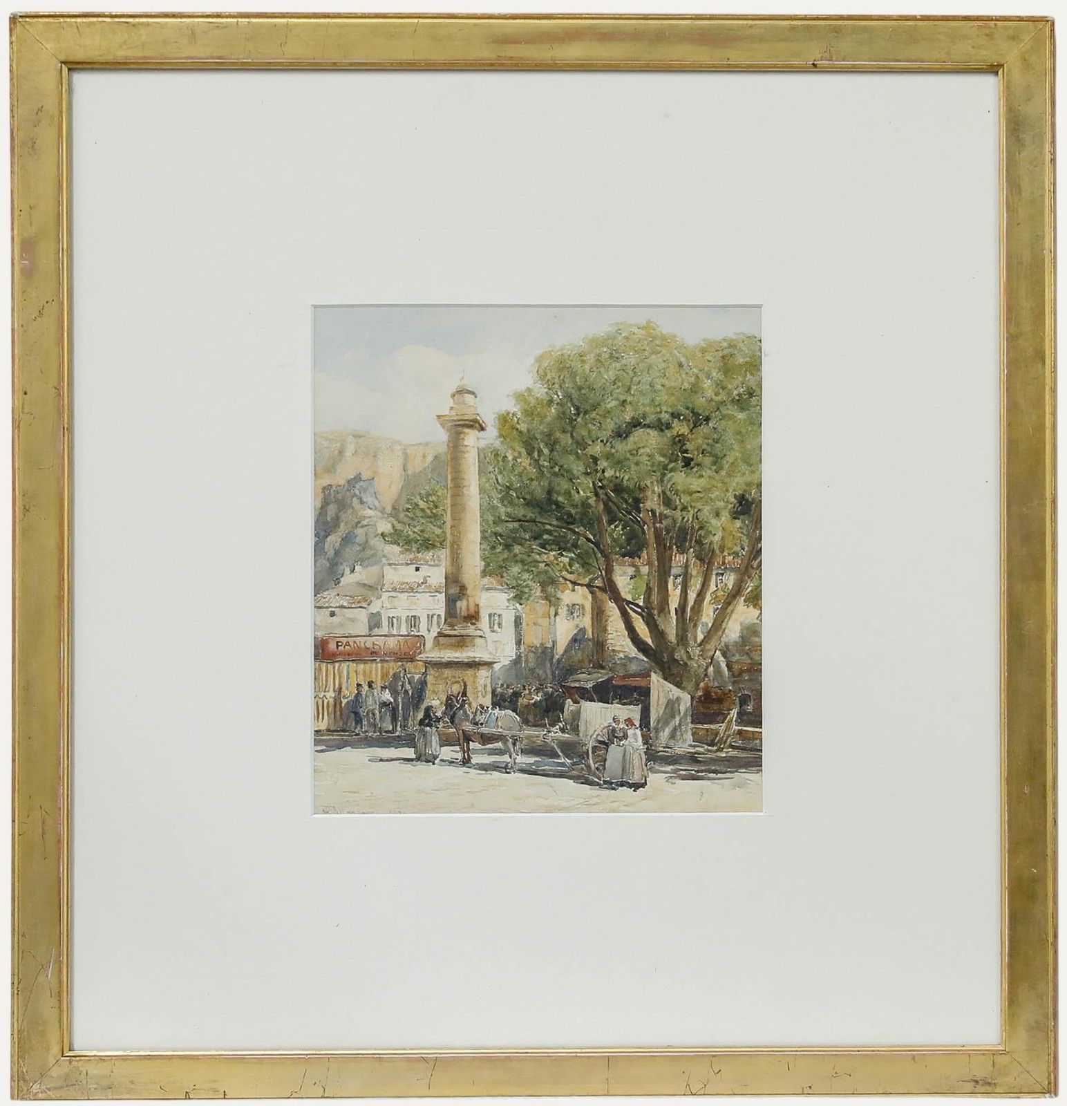 John Fulleylove (1845 1908) Late 19th Century Watercolour, Colonne Pétrarque