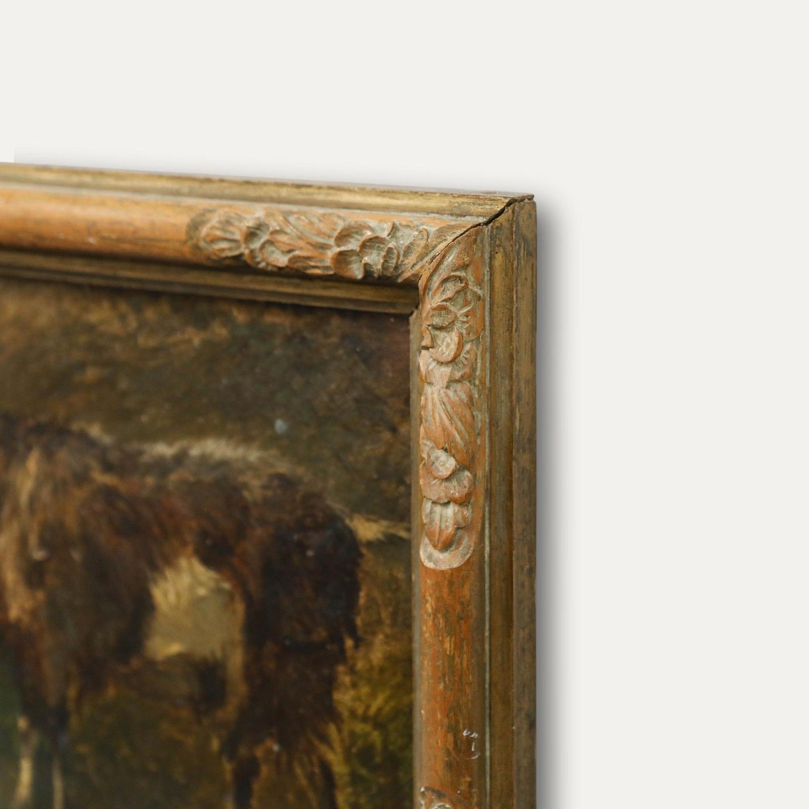 Edouard Woutermaertens (1819 1897) Mid 19th Century Oil, Goat In A Meadow photo 495.0