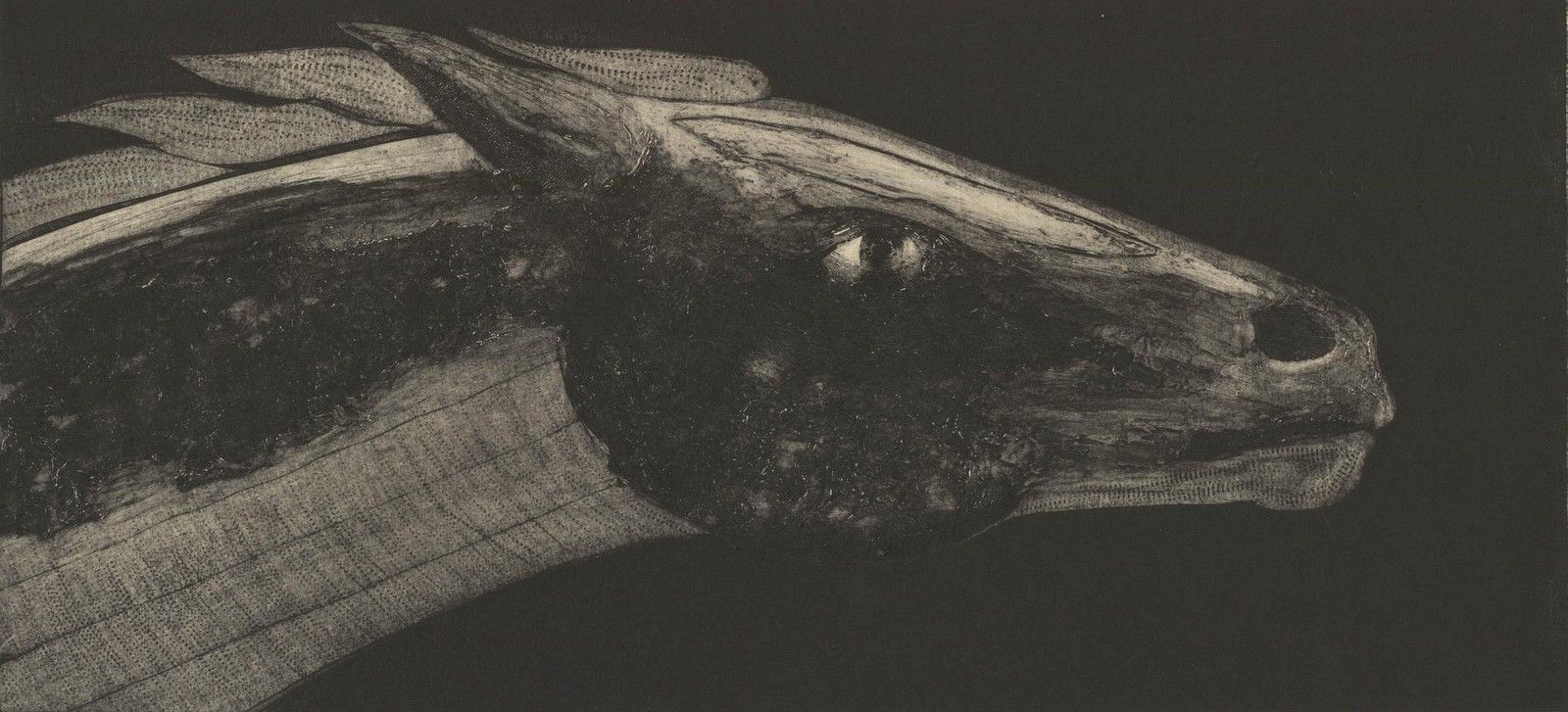 Terry Buchanan (B.1938) Contemporary Collagraph, Arion photo furniture