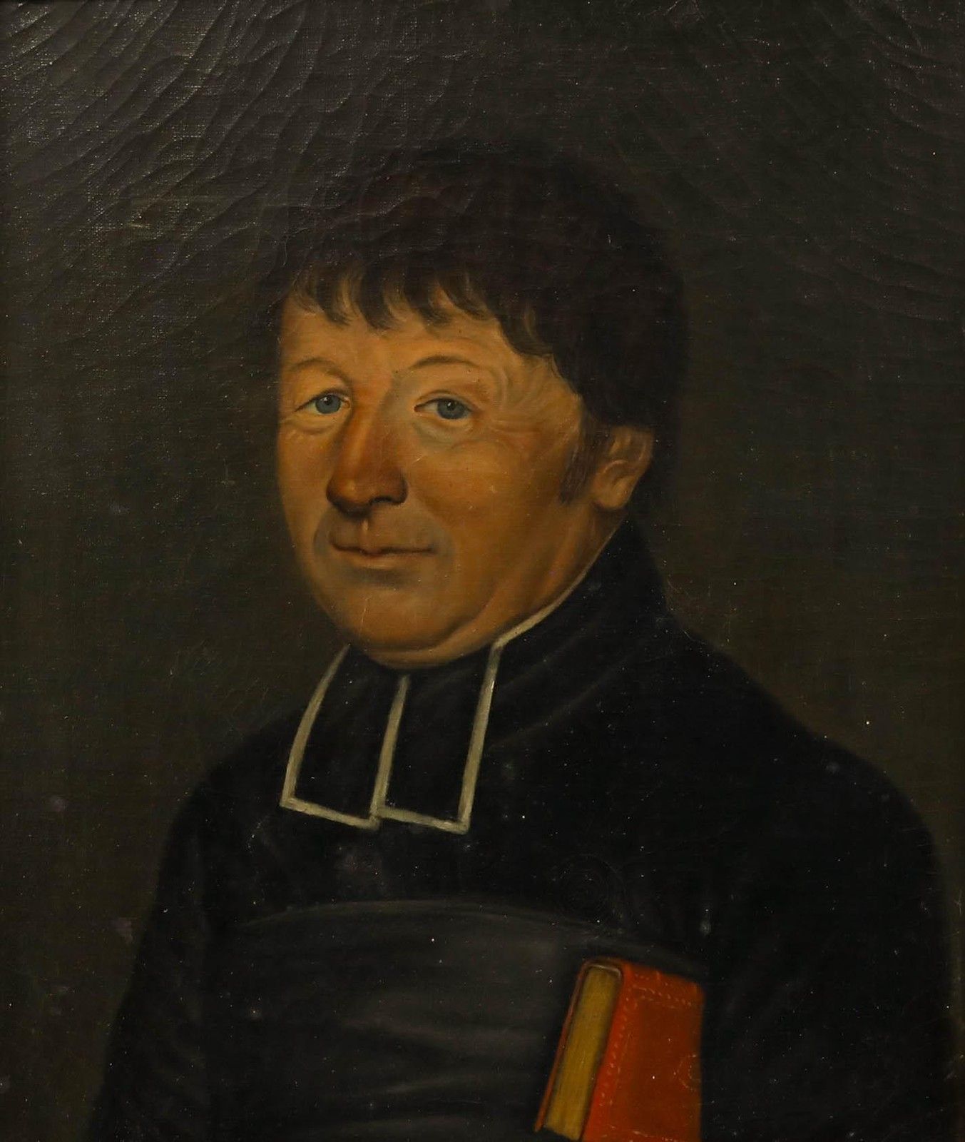 French School 19th Century Oil Portrait Of A Clergyman photo furniture
