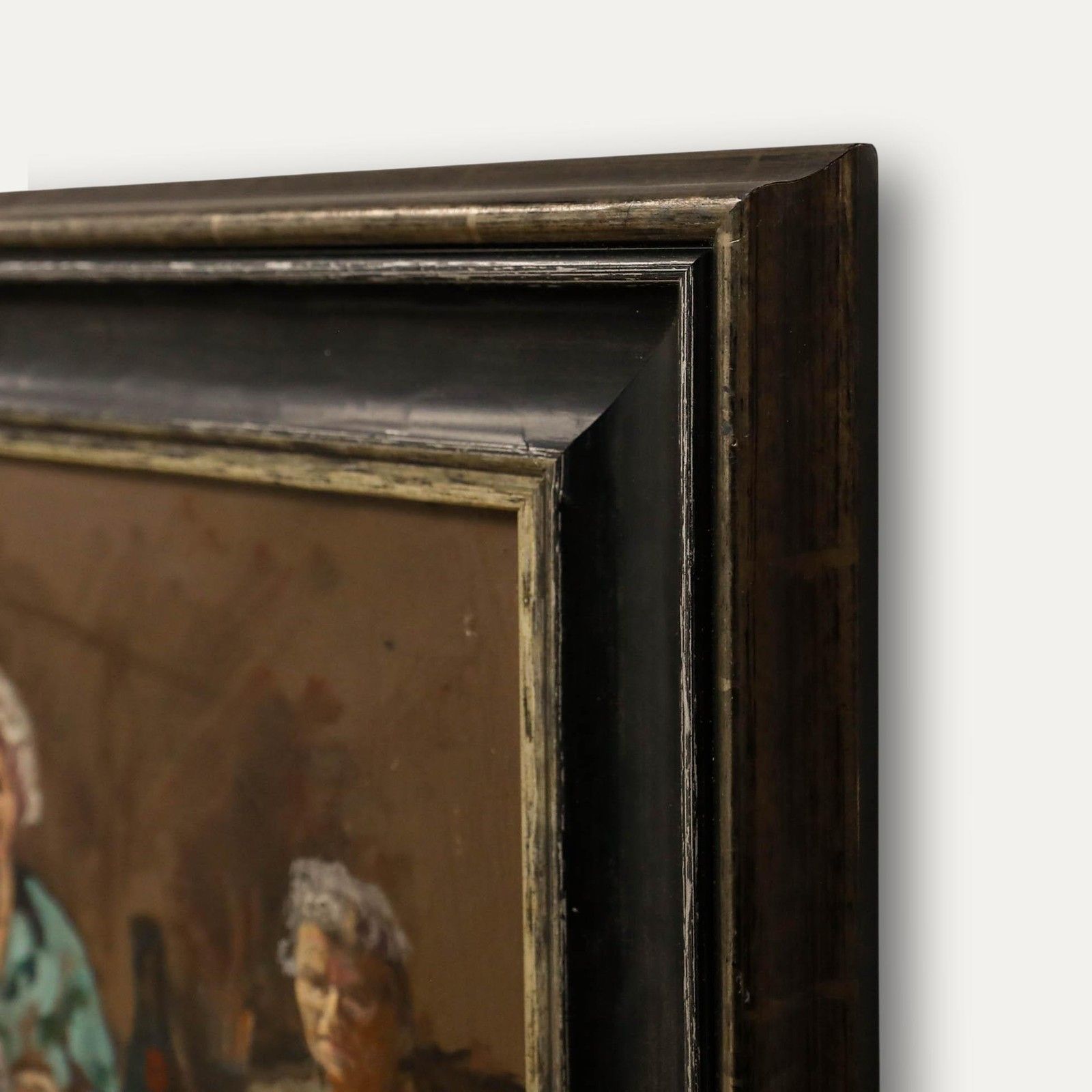George Weissbort (1928 2013) Framed 20th Century Oil, Cocktails & Cards photo 395.0