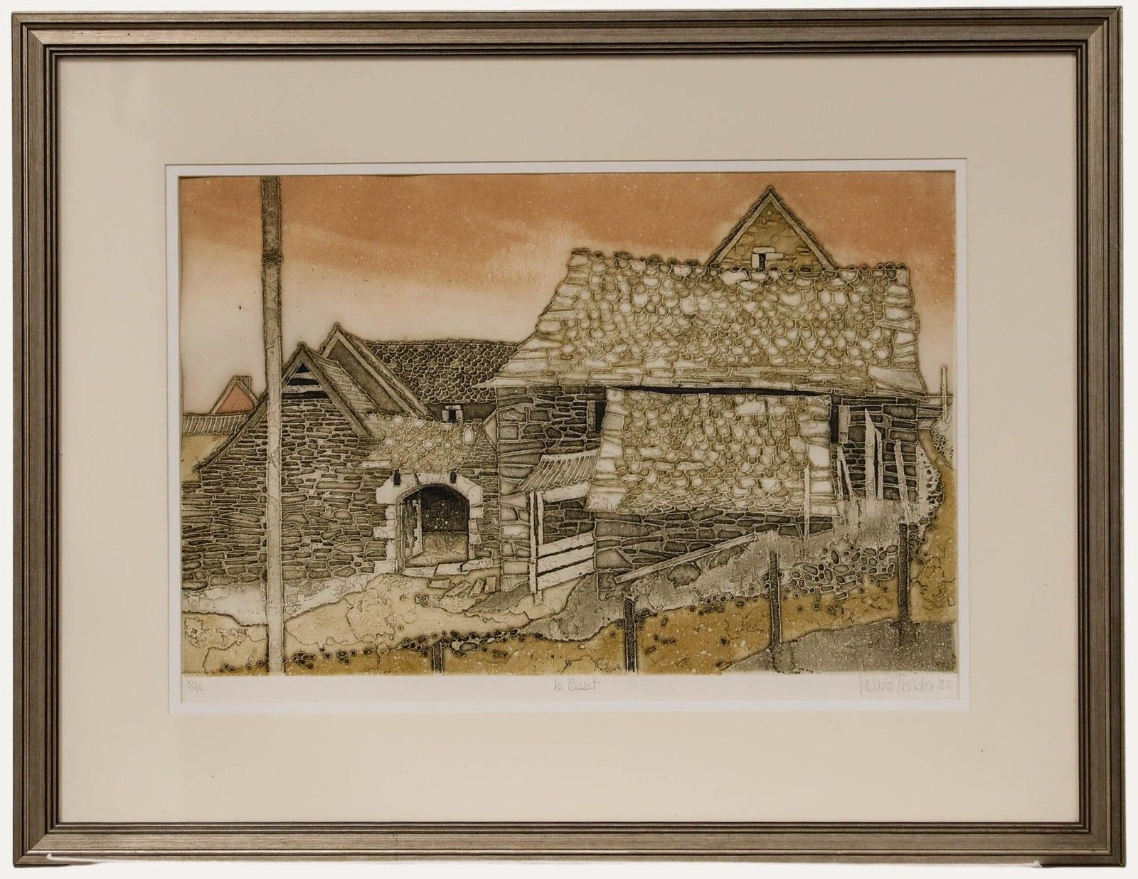Valerie Thornton (1931 1991) 1988 Aquatint, Le Besset