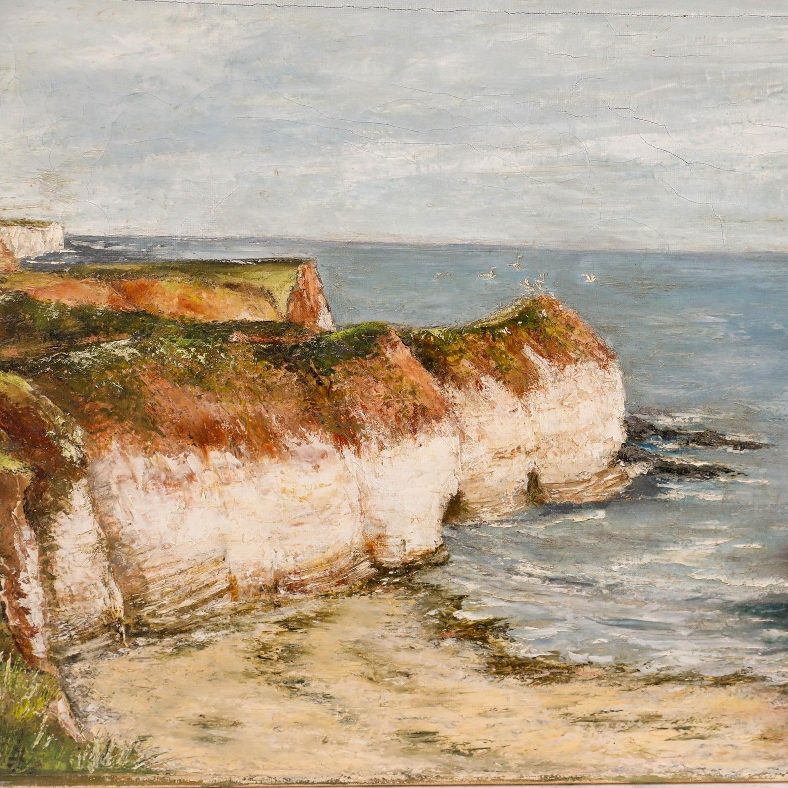 Gwen Howard 20th Century Oil, Flamborough photo Art